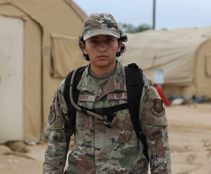 ROTC cadet Sophia Irizarry